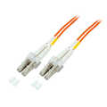 Duplex Glasvezel Patchkabel LC>LC 50/125&micro; OM2, 100m Extra mantel