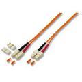 Duplex Glasvezel Patchkabel SC>SC 50/125 OM2,  30m extra mantel