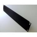 19 inch blindplaat, 4 HE zwart