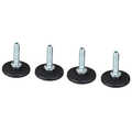 Stelpootjes, 4stuks, M10, max. 70mm