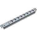 19 inch 8-voudige stekkerdoos met ovespanningsbeveiliging 2m