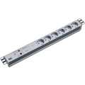 19" 6-voudige stekkerdoos, diverse filters en beveiligingen 2m