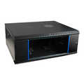 Electronic WM-cabinet, 4U 1-part, RAL7021,D400mm