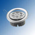 Downlighter 6x2 watt Cree, Warm Wit