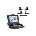 Touchscreen TFT met keyboardlade op dubbele rail 15" nederland