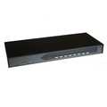 KVM switch metaal. Tafel/19 inch. 16-poorts