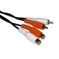 AV Dual verlengkabel Tulp  1.2m