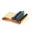 Ultra ATA 100 Flatcable 3 connectoren 40 polig. 80 Aderig 0,60 m