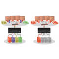 Single User desktop KVM Switch, Dual met 2 DVI poorten
