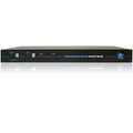 KVM switch, 2 x Simultaneous keyboard, monitor and mouse ports to 8 CPUs.