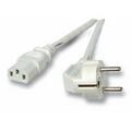 230V Netsnoer grijs 2m