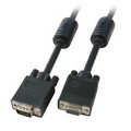 VGA Extension 2 x HD-DSUB15, male/female, black  10m