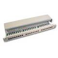 ECOLAN Patch Panel, Cat.5e 24-port, STP, 1U, RAL7035