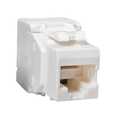 Toolless UTP jack Cat.6 ook voor Cat.5e wit
