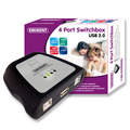 EM1019 4 Poorts Switchbox USB 2.0