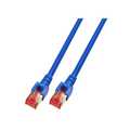 Cat.6 STP patchkabel blauw   0,5m