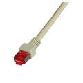 .Cat.6 STP patchkabel grijs   0,5m