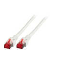 Cat.6 STP patchkabel wit   0,5m