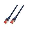 Cat.6 STP patchkabel zwart   0,5m