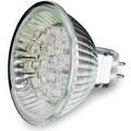 LED kls frontglas 12VAC/DC 1,0W GU5,3 3000k 51/45mm