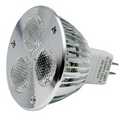 MR16 GU5,3 3 Watt 12V AC/DC 3x 1 Watt in 26gr. witlicht