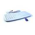 Mini USB multimedia keyboard met ps/2 verloop