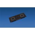 Inlegmodule bodem/dak, 2-voudige ventilator-unit met bekabeling