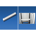 Spanningsslof aluminium, randaarde, 9-voudig 3m
