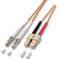 Duplex Glasvezel Patchkabel LC>SC 62,5/125µ OM1 25m