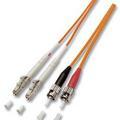 Duplex Glasvezel Patchkabel LC>ST 9/125&micro; OS1,  1m