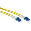ACT 0,5 meter 9/125 OS2 duplex LC-LC ARMOURED fiber patch kabel