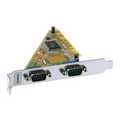 Sunix RS-232 PCI kaart Externe connectoren: 2x DB9 (male)
