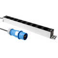 PDU Stopcontact centrales zonder schakelaar 9x Schuko