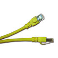 10GBit Prestaq patchkabel Cat.6A PIMF Geel 15m