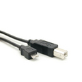 Micro USB B Male - USB B Male 2,00 m