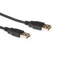 USB 2.0 kabels Type AM - AM Zwart 1,80 m