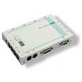 desktop KVM switch for 1 Shared keyboard, monitor and mouse to 4 CPUs.