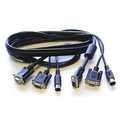 5 Meter, AT stijl, 3-in-1 KVM Cable