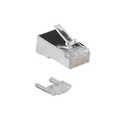 25x RJ45 connector STP Cat.6 met 50micron goldplating voor patchkabel