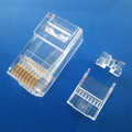 RJ45 connector UTP Cat.6 met 50&micro; goldplating voor patchkabel