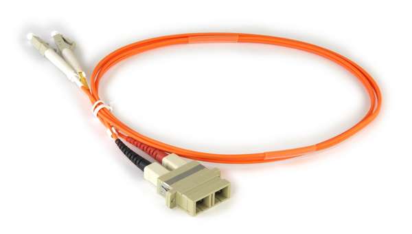 Naar omschrijving van OM1LCSC-ADAPT - Adapterkabeltje 1m duplex LC naar SC-adapter 62.5/125