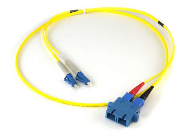 Naar omschrijving van OS1LCSC-ADAPT - Adapterkabeltje 1m duplex LC naar SC-adapter 9/125