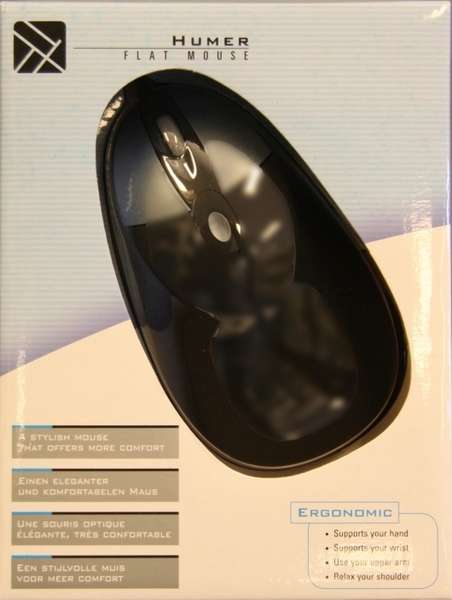 Naar omschrijving van HUMER - Humer flat Mouse Grote ergonomische muis OP=OP