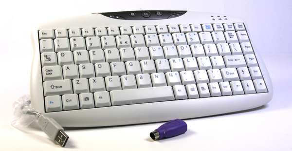 Naar omschrijving van KEYB1-USB - Mini USB multimedia keyboard met ps/2 verloop