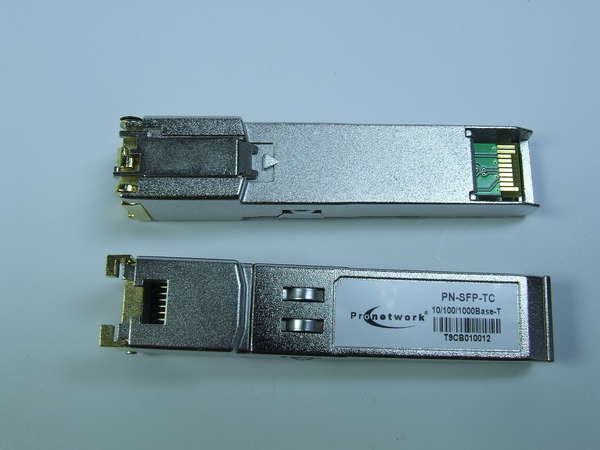 Naar omschrijving van PN-SFP-TC - SFP-L Module, 10/100/1000Mbps Gigabit Ethernet, Copper, UTP Connector